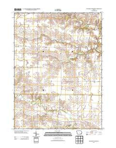 Winfield North Iowa Historical topographic map, 1:24000 scale, 7.5 X 7.5 Minute, Year 2013