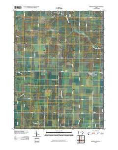 Winfield South Iowa Historical topographic map, 1:24000 scale, 7.5 X 7.5 Minute, Year 2010