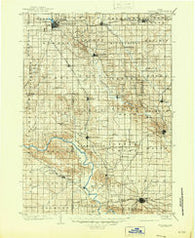 Winthrop Iowa Historical topographic map, 1:125000 scale, 30 X 30 Minute, Year 1903