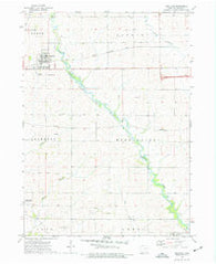Winthrop Iowa Historical topographic map, 1:24000 scale, 7.5 X 7.5 Minute, Year 1973
