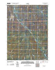 Winthrop Iowa Historical topographic map, 1:24000 scale, 7.5 X 7.5 Minute, Year 2010