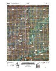Wiota Iowa Historical topographic map, 1:24000 scale, 7.5 X 7.5 Minute, Year 2010