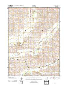 Wiota Iowa Historical topographic map, 1:24000 scale, 7.5 X 7.5 Minute, Year 2013