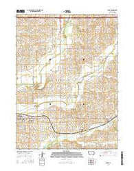 Wiota Iowa Current topographic map, 1:24000 scale, 7.5 X 7.5 Minute, Year 2015