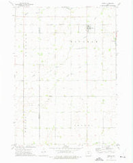 Woden Iowa Historical topographic map, 1:24000 scale, 7.5 X 7.5 Minute, Year 1972