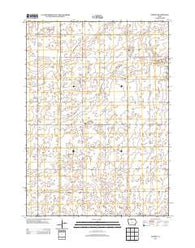 Woden Iowa Historical topographic map, 1:24000 scale, 7.5 X 7.5 Minute, Year 2013