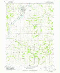 Woodbine Iowa Historical topographic map, 1:24000 scale, 7.5 X 7.5 Minute, Year 1978