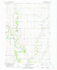 Woolstock Iowa Historical topographic map, 1:24000 scale, 7.5 X 7.5 Minute, Year 1978