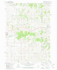 Wyoming East Iowa Historical topographic map, 1:24000 scale, 7.5 X 7.5 Minute, Year 1980
