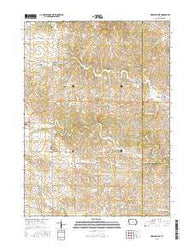 Wyoming East Iowa Current topographic map, 1:24000 scale, 7.5 X 7.5 Minute, Year 2015