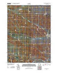 Wyoming West Iowa Historical topographic map, 1:24000 scale, 7.5 X 7.5 Minute, Year 2010