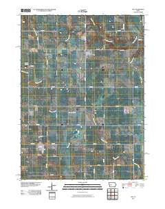Yale Iowa Historical topographic map, 1:24000 scale, 7.5 X 7.5 Minute, Year 2010