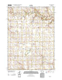 Yale Iowa Historical topographic map, 1:24000 scale, 7.5 X 7.5 Minute, Year 2013