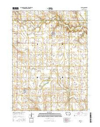 Yale Iowa Current topographic map, 1:24000 scale, 7.5 X 7.5 Minute, Year 2015