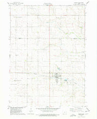 Zearing Iowa Historical topographic map, 1:24000 scale, 7.5 X 7.5 Minute, Year 1975