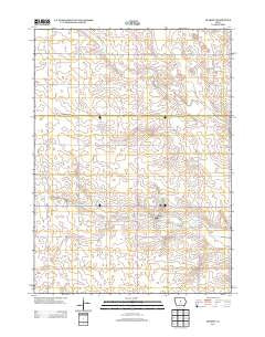 Zearing Iowa Historical topographic map, 1:24000 scale, 7.5 X 7.5 Minute, Year 2013