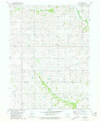 Zion Iowa Historical topographic map, 1:24000 scale, 7.5 X 7.5 Minute, Year 1981