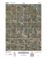 Zion Iowa Historical topographic map, 1:24000 scale, 7.5 X 7.5 Minute, Year 2010