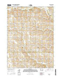 Zion Iowa Current topographic map, 1:24000 scale, 7.5 X 7.5 Minute, Year 2015