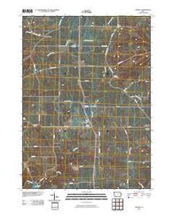 Zwingle Iowa Historical topographic map, 1:24000 scale, 7.5 X 7.5 Minute, Year 2010