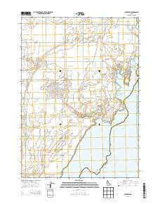 Aberdeen Idaho Current topographic map, 1:24000 scale, 7.5 X 7.5 Minute, Year 2013