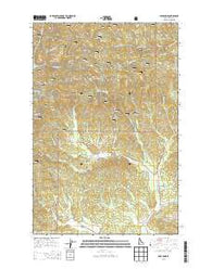 Abes Knob Idaho Current topographic map, 1:24000 scale, 7.5 X 7.5 Minute, Year 2013