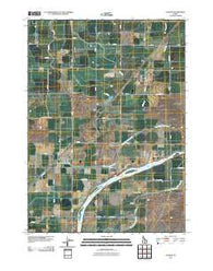 Acequia Idaho Historical topographic map, 1:24000 scale, 7.5 X 7.5 Minute, Year 2010