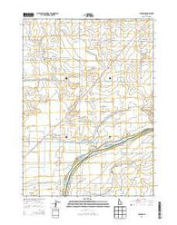 Acequia Idaho Current topographic map, 1:24000 scale, 7.5 X 7.5 Minute, Year 2013