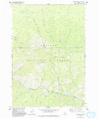 Acorn Butte Idaho Historical topographic map, 1:24000 scale, 7.5 X 7.5 Minute, Year 1973