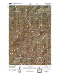 Acorn Butte Idaho Historical topographic map, 1:24000 scale, 7.5 X 7.5 Minute, Year 2011