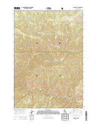 Acorn Butte Idaho Current topographic map, 1:24000 scale, 7.5 X 7.5 Minute, Year 2013