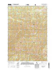 Acorn Butte Idaho Current topographic map, 1:24000 scale, 7.5 X 7.5 Minute, Year 2013