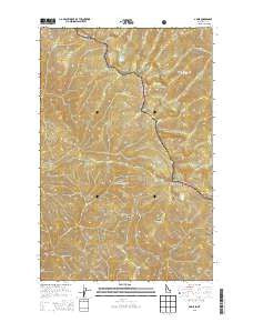 Adair Idaho Current topographic map, 1:24000 scale, 7.5 X 7.5 Minute, Year 2013