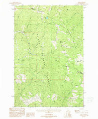 Adair Idaho Historical topographic map, 1:24000 scale, 7.5 X 7.5 Minute, Year 1988