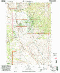 Advent Gulch Idaho Historical topographic map, 1:24000 scale, 7.5 X 7.5 Minute, Year 2004