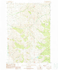 Agency Creek Idaho Historical topographic map, 1:24000 scale, 7.5 X 7.5 Minute, Year 1989
