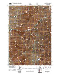 Agency Creek Idaho Historical topographic map, 1:24000 scale, 7.5 X 7.5 Minute, Year 2011