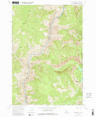 Aggipah Mtn Idaho Historical topographic map, 1:24000 scale, 7.5 X 7.5 Minute, Year 1962