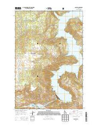 Ahsahka Idaho Current topographic map, 1:24000 scale, 7.5 X 7.5 Minute, Year 2014