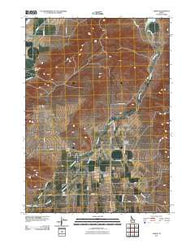 Albion Idaho Historical topographic map, 1:24000 scale, 7.5 X 7.5 Minute, Year 2010