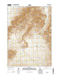 Albion Idaho Current topographic map, 1:24000 scale, 7.5 X 7.5 Minute, Year 2013