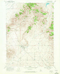 Albion Idaho Historical topographic map, 1:24000 scale, 7.5 X 7.5 Minute, Year 1968