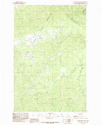 Alder Creek Flats Idaho Historical topographic map, 1:24000 scale, 7.5 X 7.5 Minute, Year 1985