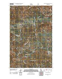Alder Creek Flats Idaho Historical topographic map, 1:24000 scale, 7.5 X 7.5 Minute, Year 2011