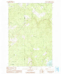 Aldermand Ridge Idaho Historical topographic map, 1:24000 scale, 7.5 X 7.5 Minute, Year 1990