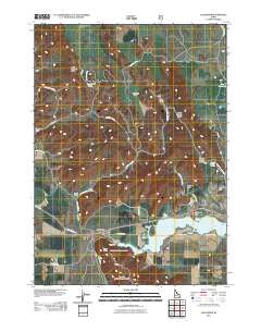Alexander Idaho Historical topographic map, 1:24000 scale, 7.5 X 7.5 Minute, Year 2011