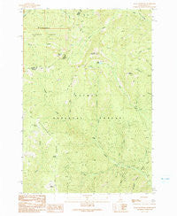 Allan Mountain Idaho Historical topographic map, 1:24000 scale, 7.5 X 7.5 Minute, Year 1991