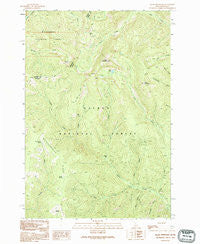 Allan Mountain Idaho Historical topographic map, 1:24000 scale, 7.5 X 7.5 Minute, Year 1991