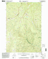 Allan Mountain Idaho Historical topographic map, 1:24000 scale, 7.5 X 7.5 Minute, Year 1998