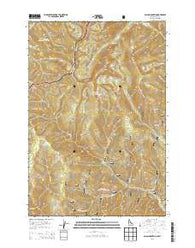 Allan Mountain Idaho Current topographic map, 1:24000 scale, 7.5 X 7.5 Minute, Year 2013